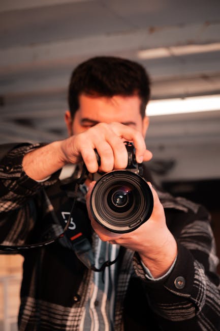 Close-up portrait study focusing on facial composition and lighting